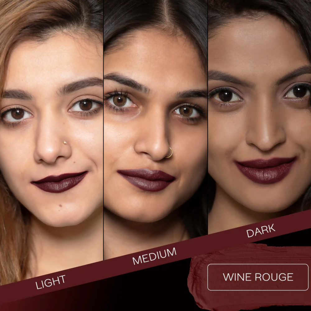 Faces Canada Weightless Matte Finish Lipstick - Wine Rouge 30 | Grocsy