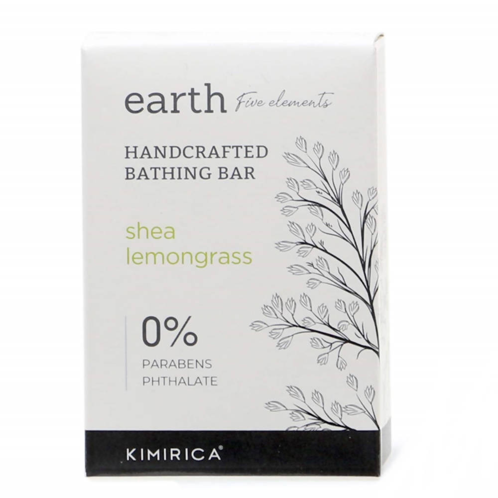 Kimirica Earth Shea Lemongrass Bathing Soap Bar | Grocsy