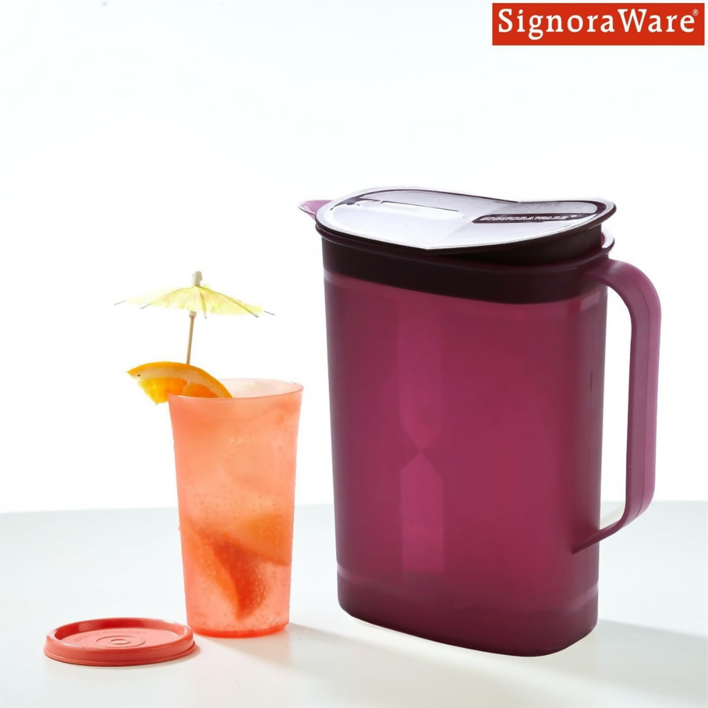 Signoraware Ocean BPA free plastic Water Storage Jug | Grocsy