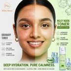 Milky Moon Aloe Vera Toner Instant Cooling & Hydrating Face Toner | Grocsy