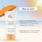 Professional O3+ Bridal Radiance Sunscreen SPF 50 PA +++ | Grocsy