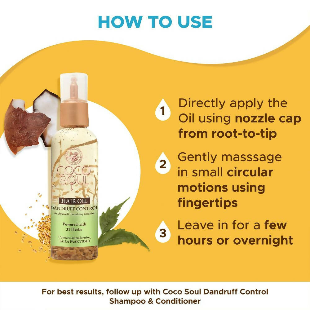 Coco Soul Hair Oil Dandruff Control | Grocsy