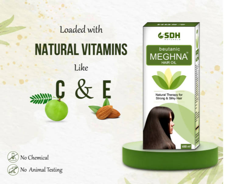 SDH Naturals Beutanic Meghna Hair Oil | Grocsy