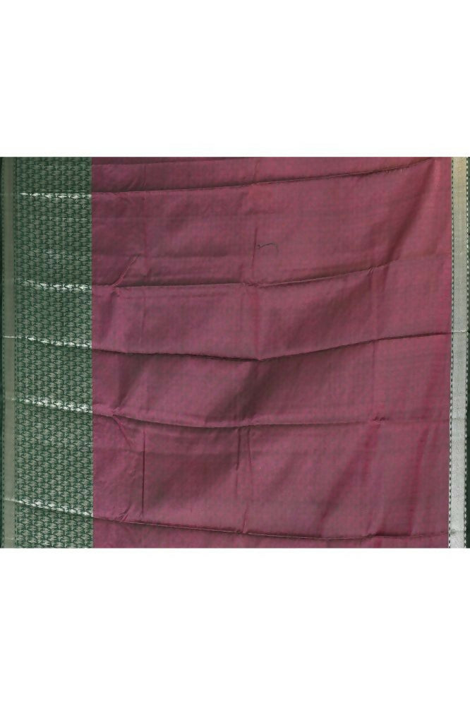 Joban Fashion Black & Pink Saree Kataan Ikkat | Grocsy