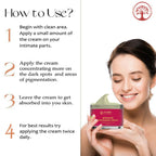 Ivory Natural Intimate Whitening Cream For Lighten Dark Areas, Inner Thigh | Grocsy