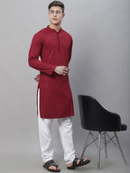 Sojanya Ethnic Motifs Embroidered Sequinned Pure Cotton Kurta | Grocsy