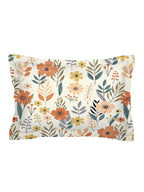 AEROHAVEN Premium Cream-Coloured Floral Cotton 300 TC King Bedsheet & 2 Pillow Covers | Grocsy