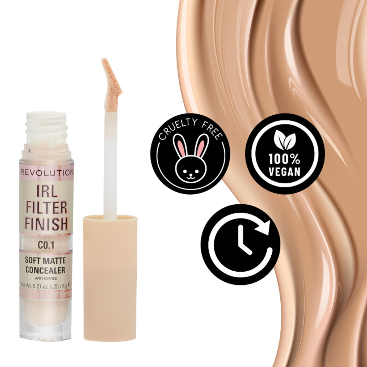 Makeup Revolution IRL Filter Finish Concealer - C2 | Grocsy