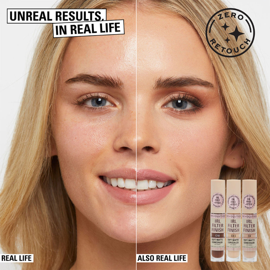 Makeup Revolution IRL Filter Finish Concealer - C10 | Grocsy