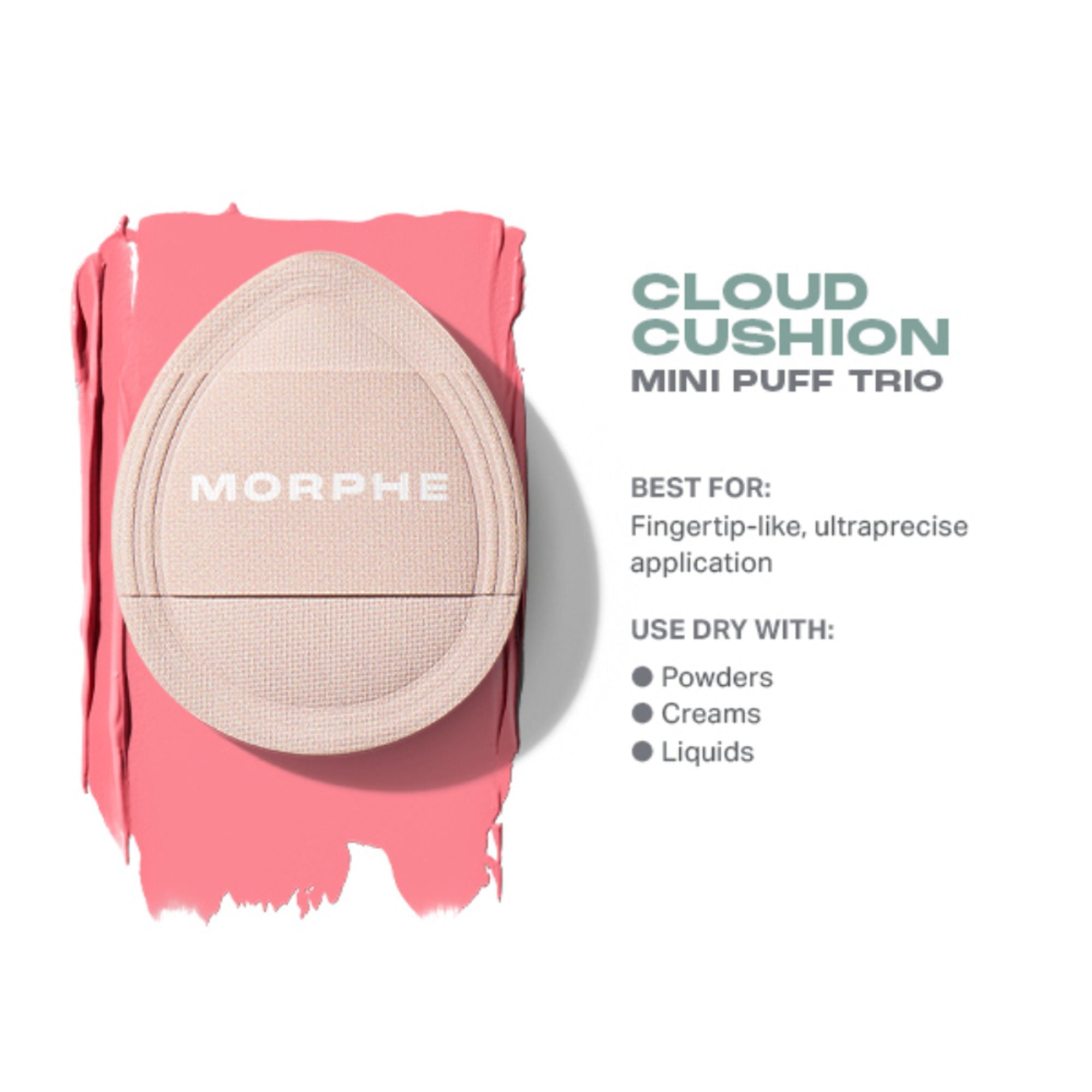 MORPHE Cloud Cushion Mini Puff Trio | Grocsy