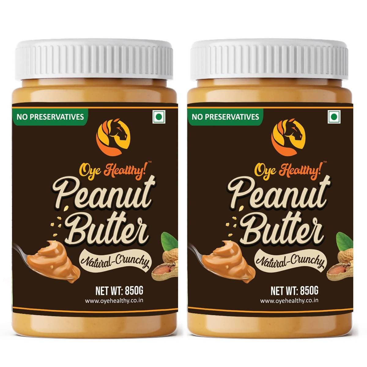 Oye Healthy Peanut Butter Natural Crunchy | Grocsy