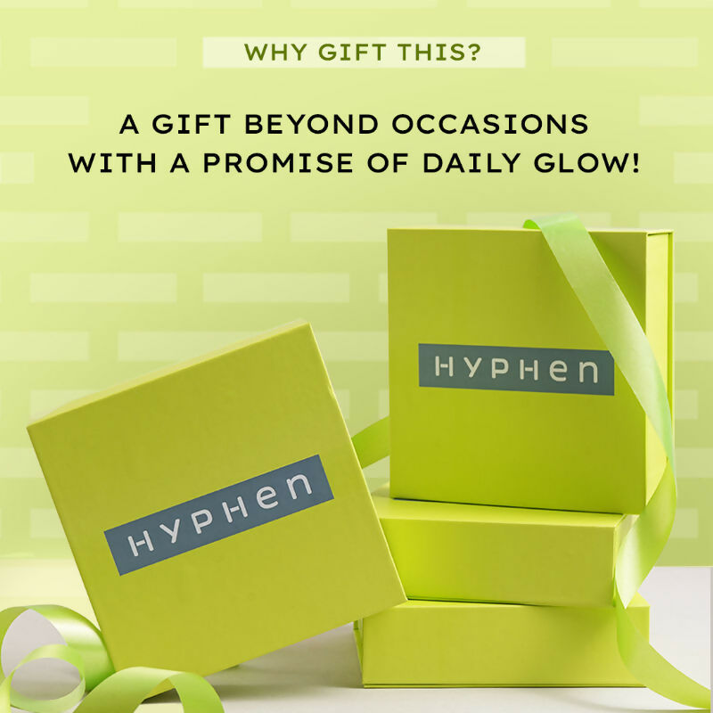 Hyphen By Kriti Sanon Daily Glow Essentials Gift Kit with Complete Skin Care Routine, with Face Serum, Moisturizing Sunscreen SPF & Lip Balm | Grocsy