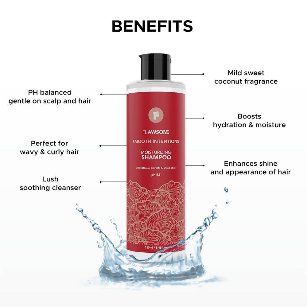Flawsome Smooth Intentions Moisturizing Shampoo | Grocsy