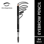 Swiss Beauty Brow Definer Pencil - 04 Black | Grocsy