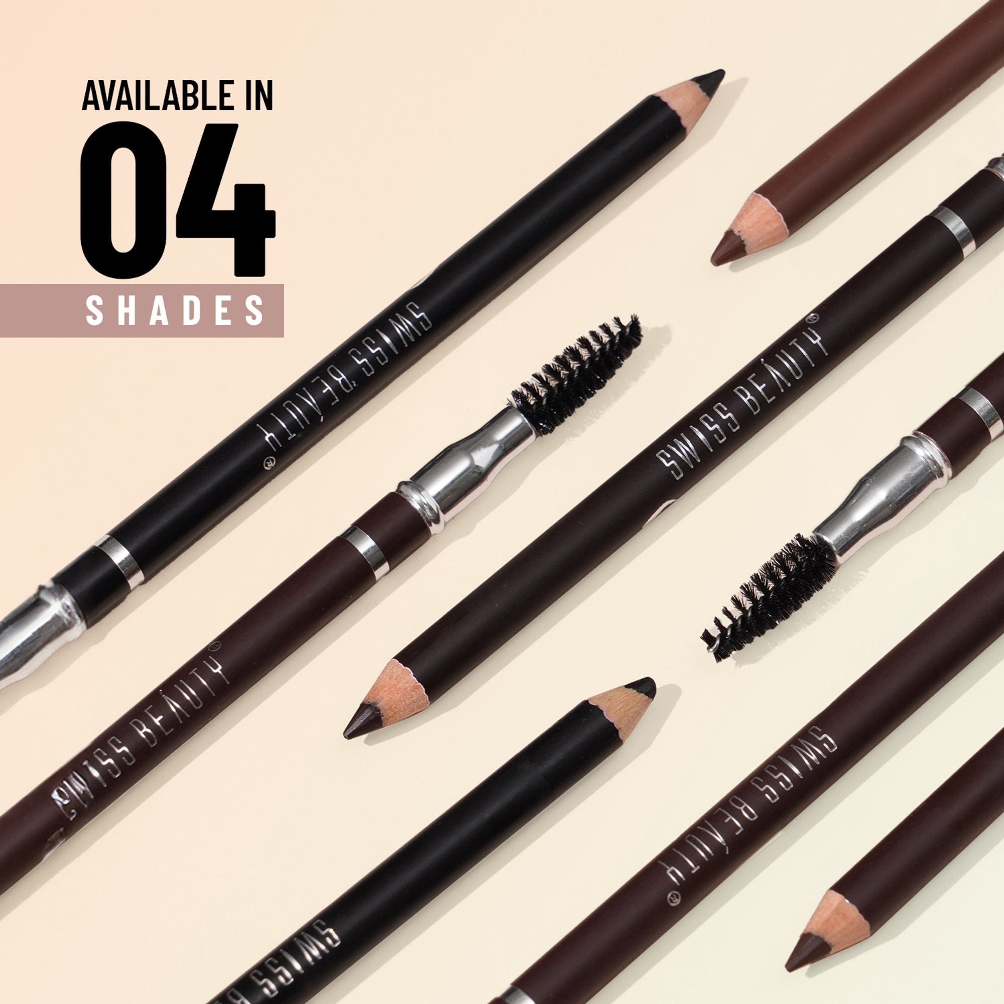 Swiss Beauty Brow Definer Pencil - 03 Deep Brown | Grocsy