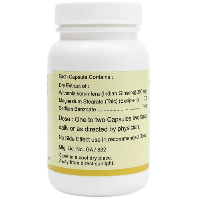 Indian Remedies Extract Of Ashwagandha Capsules | Grocsy