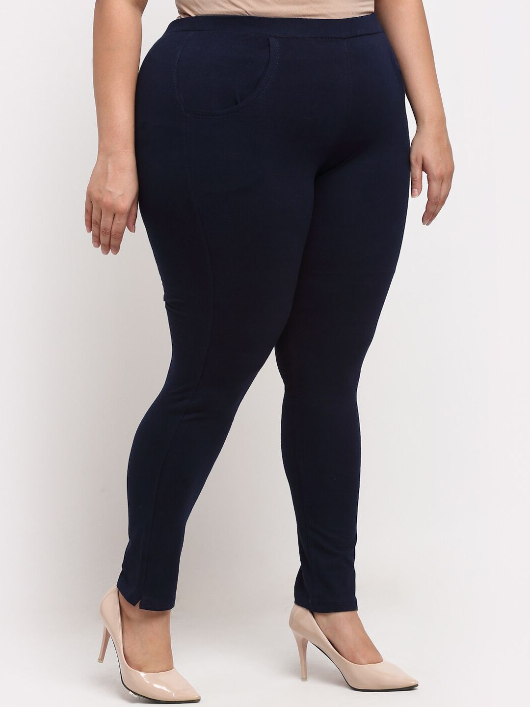 TAG 7 Women Plus Size Cotton Ankle Length Leggings | Grocsy