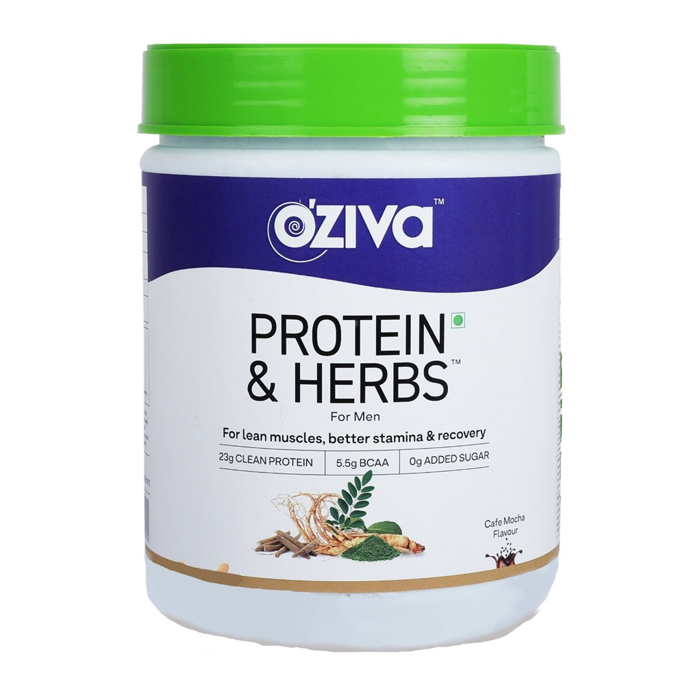 OZiva Protein & Herbs for Men | Grocsy