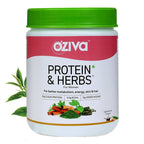 OZiva Protein & Herbs for Women - Protein Powder to Reduce Body Fat, Manage Weight & Metabolism, No Added Sugar | Grocsy