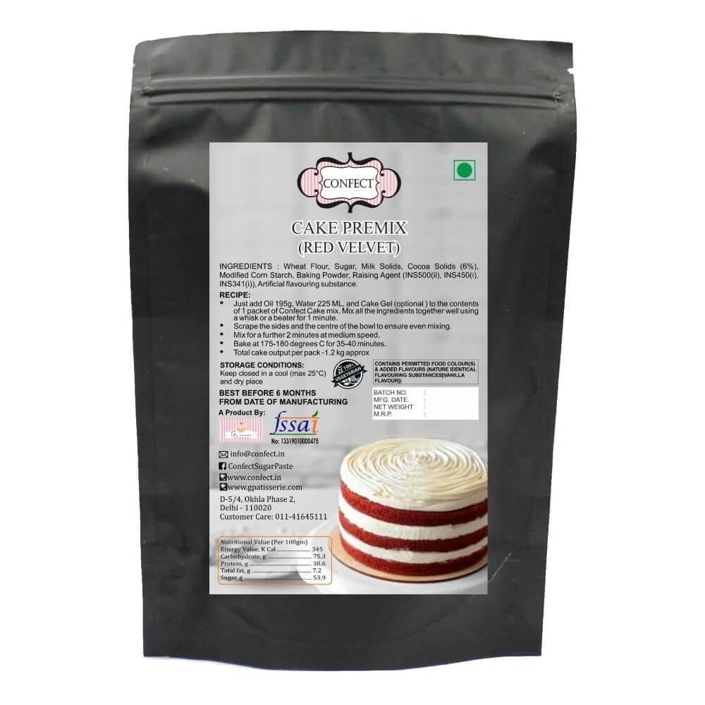 Confect Red Velvet | Cake Premix | Grocsy