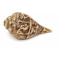 Brass Ganesha Carving Shankh | Grocsy