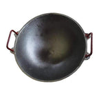 Elles Cast Iron Kadai Large Size 10 Inch (Perfect for 4 Member Family) | Grocsy