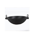 Elles Cast Iron Kadai Large Size 10 Inch (Perfect for 4 Member Family) | Grocsy