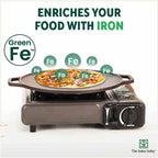 The Indus Valley CASTrong Cast Iron Cookware Set: Tawa+ Kadai+ Fry Pan, Kitchen Set for Home, Pre-seasoned, 100% Pure, Toxin-free, Tadka Pan | Grocsy