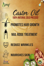 Spag Herbals Castor Oil For Hair & Skin Care | Grocsy