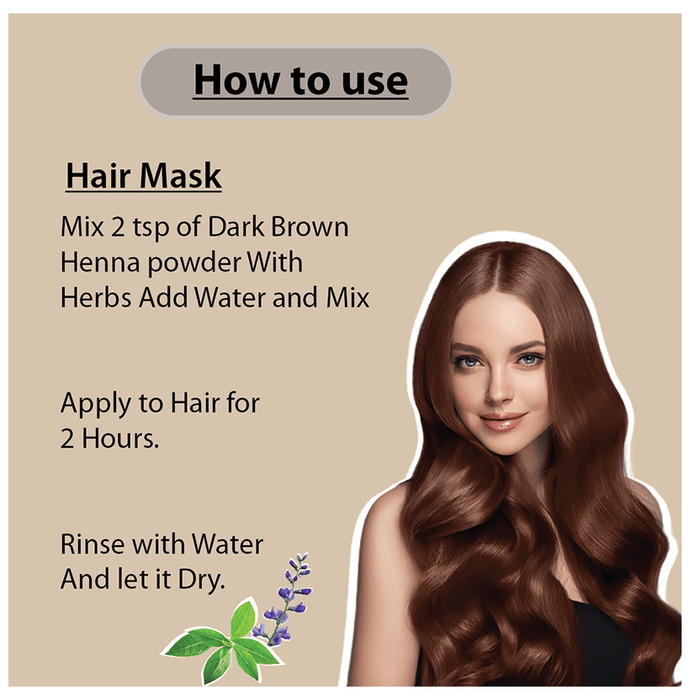 Minature Dark Brown Henna Powder | Grocsy