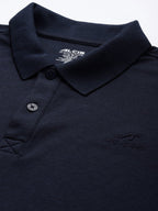Alcis Men Polo Collar Anti Static Slim Fit Sports T-shirt | Grocsy