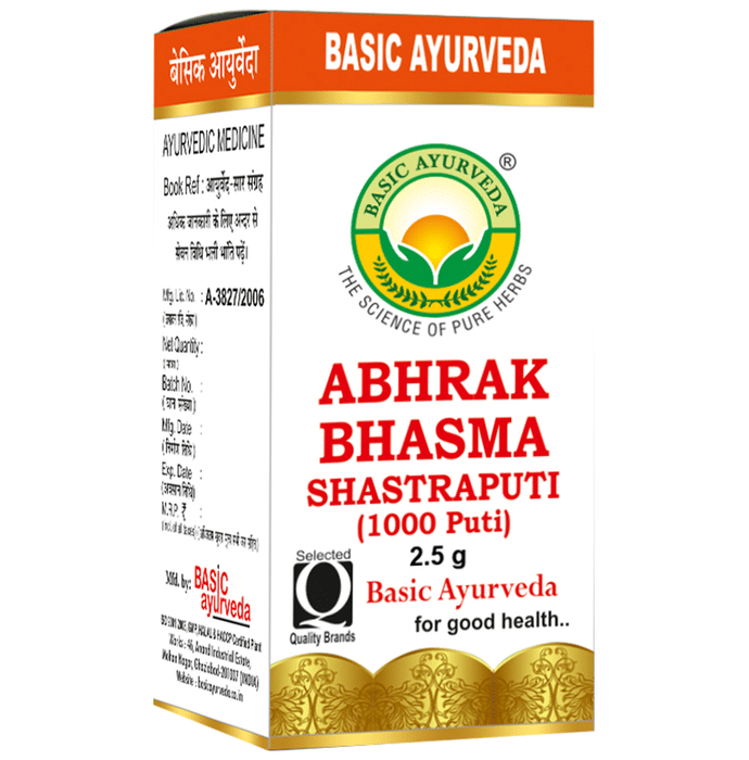Basic Ayurveda Abhrak Bhasma Shastraputi | Grocsy