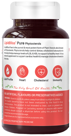 Bliss Welness Heart Health Phytosterols High Potency Lipid Support Veg Capsule | Grocsy