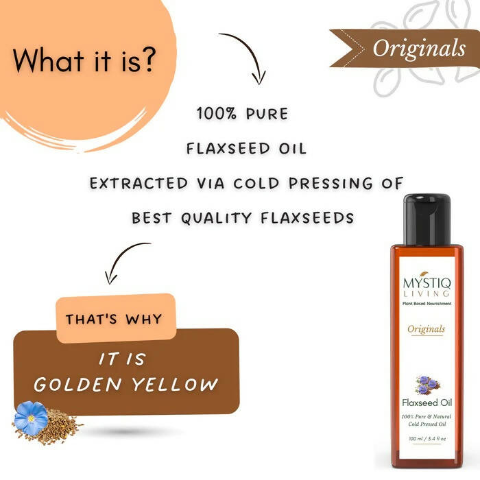 Mystiq Living Originals Flaxseed Oil | Grocsy