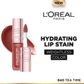 L'Oreal Paris Hyaluron Tint Lip Stain Serum Weightless Color - 640 Tea Time | Grocsy