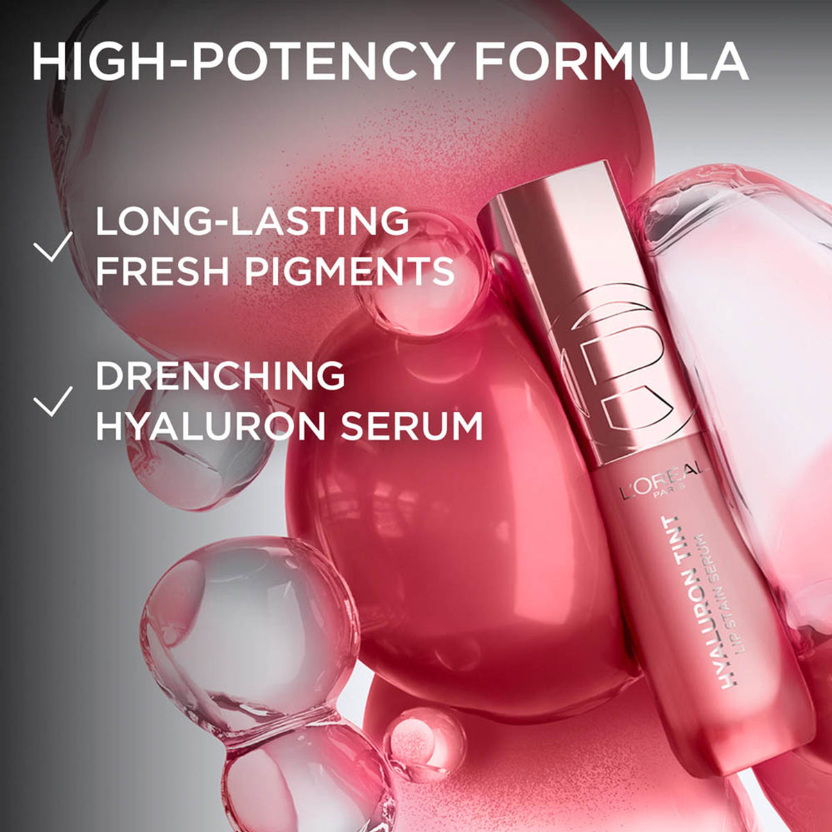 L'Oreal Paris Hyaluron Tint Lip Stain Serum Weightless Color - 640 Tea Time | Grocsy