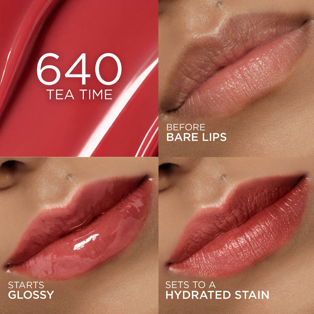 L'Oreal Paris Hyaluron Tint Lip Stain Serum Weightless Color - 640 Tea Time | Grocsy