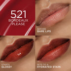 L'Oreal Paris Hyaluron Tint Lip Stain Serum Weightless Color - 521 Bordeaux Please | Grocsy