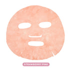 Makeup Revolution Bubble Tea Strawberry Milk Bubble Sheet Mask - Strawberry Pink | Grocsy