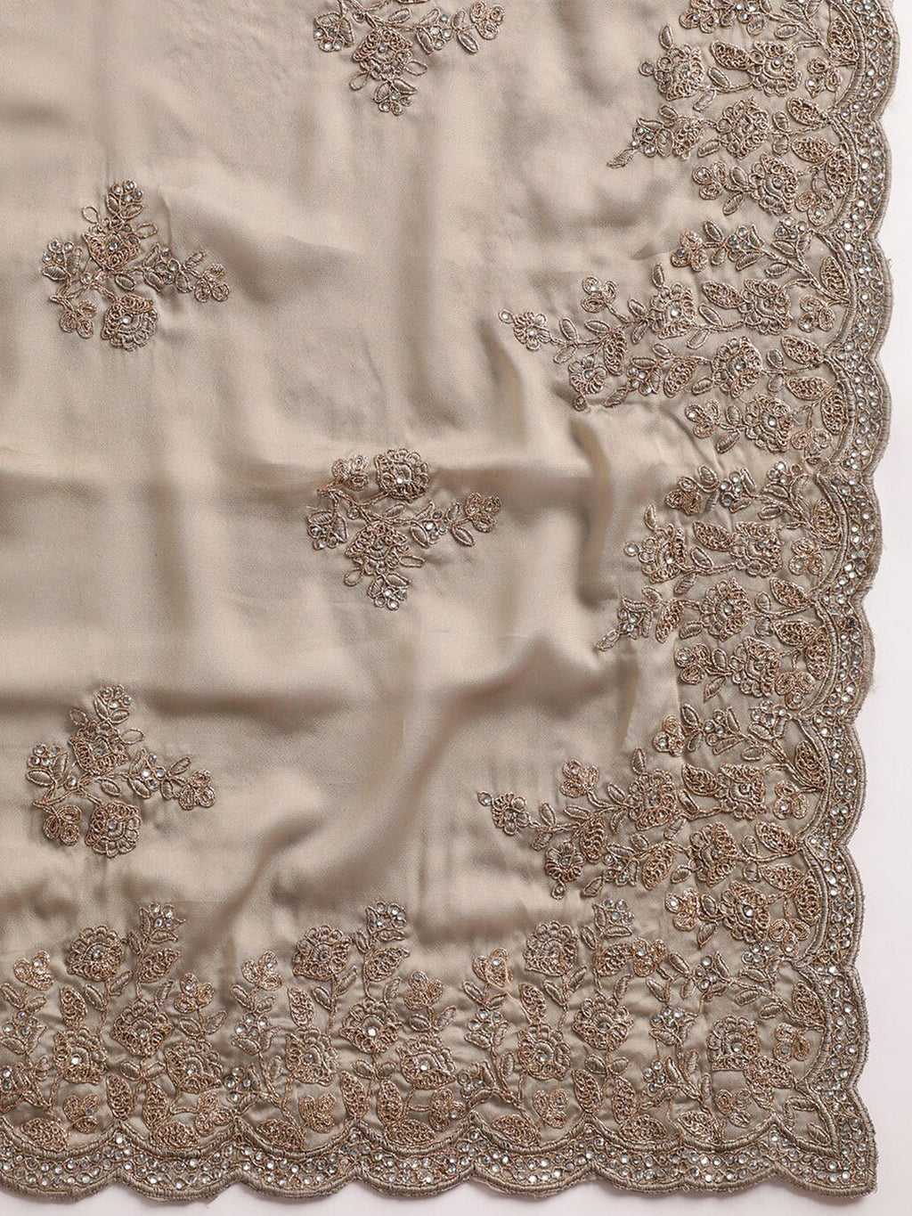kasee Sequinned Embellished Pure Silk Saree | Grocsy