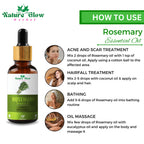 Nature Glow Herbal Rosmerry & Peppermint Hair Oil Combo | Grocsy