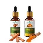 Nature Glow Herbal Sandalwood & Termaric Aromatherapy Oil Combo | Grocsy