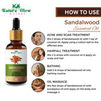 Nature Glow Herbal Sandalwood & Termaric Aromatherapy Oil Combo | Grocsy