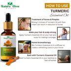 Nature Glow Herbal Sandalwood & Termaric Aromatherapy Oil Combo | Grocsy