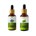 Nature Glow Herbal Tea Tree & Peppermint Essential Oil Combo | Grocsy
