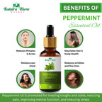 Nature Glow Herbal Tea Tree & Peppermint Essential Oil Combo | Grocsy