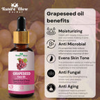 Nature Glow Herbal Grapeseed, Argan & Rosehip Facial Oil Combo | Grocsy