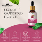 Nature Glow Herbal Grapeseed, Argan & Rosehip Facial Oil Combo | Grocsy