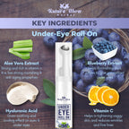 Nature Glow Herbal Under Eye Gel Roll Combo | Grocsy