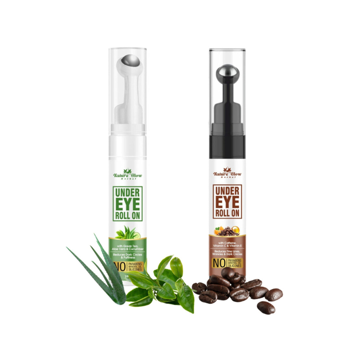 Nature Glow Herbal Under Eye Gel Combo | Grocsy